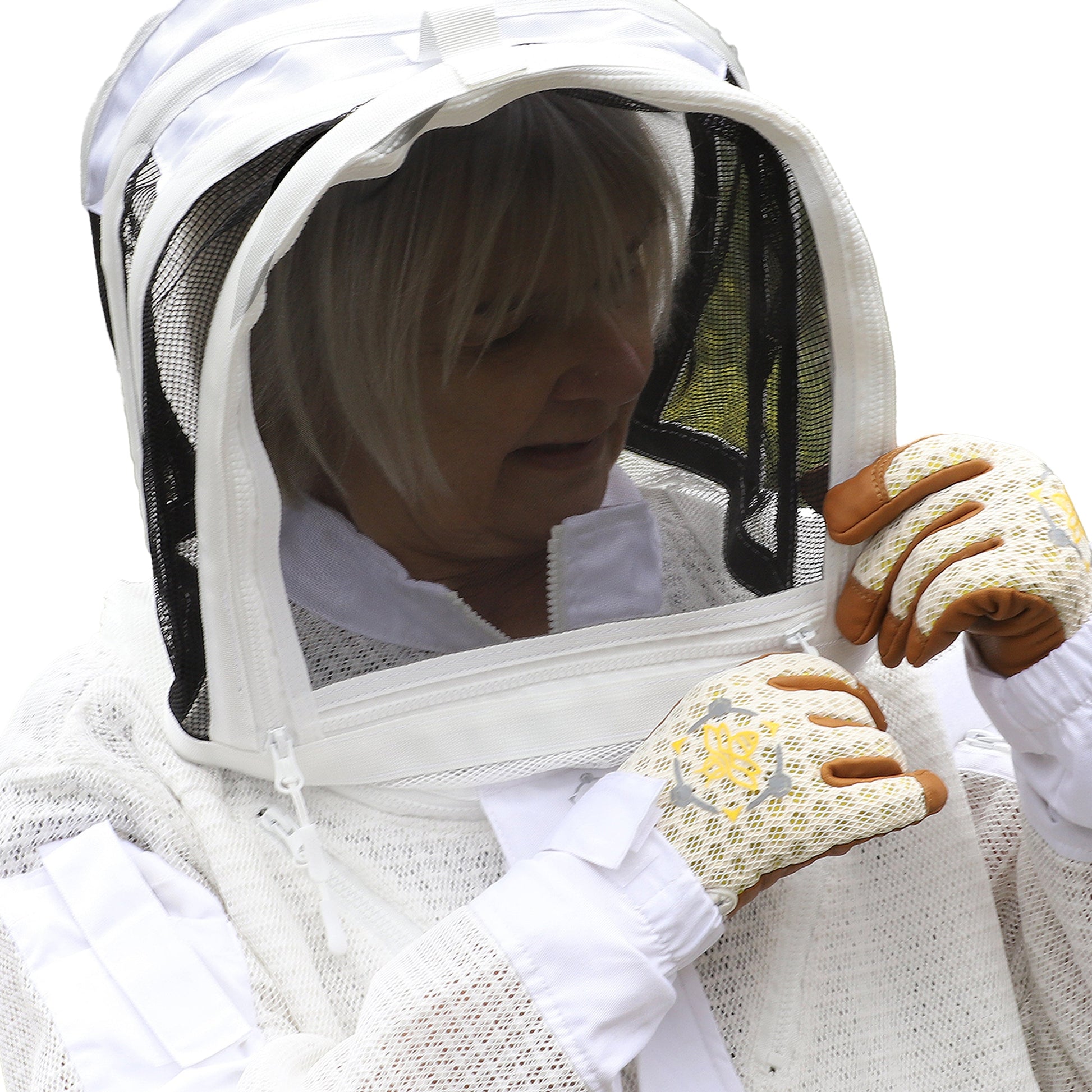 Primal Bee beekeeping fencing veil with mesh screen