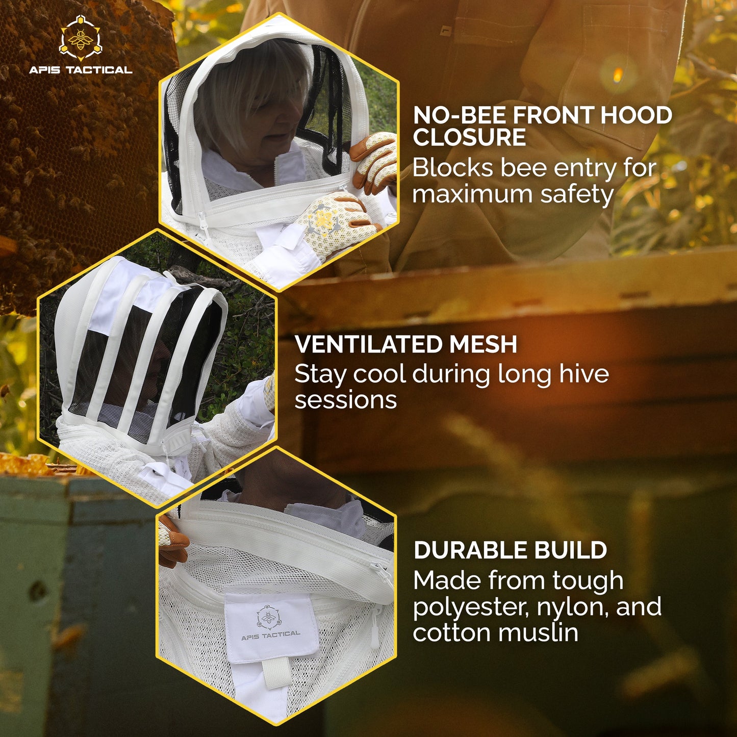 Beekeeping Fencing Veil - Native
