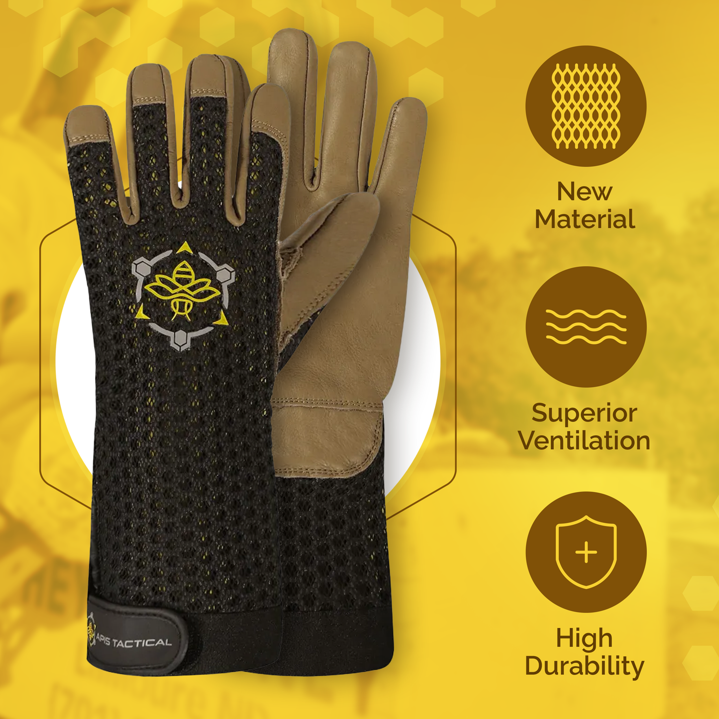 Heavy Duty Beekeeping Gloves - native